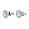 Swarovski Constella Silver Round Pav&eacute; Stud Earrings 5636269