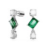 Swarovski Mix Cut Green Mesmera Drop Earrings 5665878