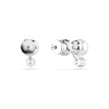 Swarovski Matrix Rhodium Plated Crystal Pearl Earrings 5694225