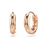 Swarovski Matrix Rose Gold-Tone Plated Hoop Earrings 5690669