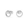 Swarovski Constella Rhodium Plated Stud Earrings 5692262