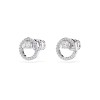 Swarovski Constella Rhodium Plated Stud Earrings 5692262
