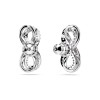 Swarovski Hyperbola Rhodium Plated Infinity Stud Earrings 5687269
