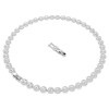 Swarovski Una Angelic White Crystal Rhodium Plated Necklace 5117703