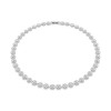 Swarovski Una Angelic White Crystal Rhodium Plated Necklace 5117703