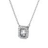 Swarovski Millenia Emerald Cut Halo Necklace 5599177