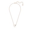 Swarovski Lovely Rose Plated Interlink Heart Necklace 5636445