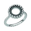 Links of London Effervescence Sterling Silver & Blue Diamond Ring