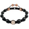 Tresor Paris Gold Plated & Rose Gold Crystal Bracelet