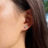 CARAT* Eternal 9ct White Gold 0.75ct Cubic Zirconia Stud Earrings CE9KW-ETER-W60