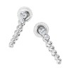 CARAT* Baby Quentin White Gold Plated Drop Ladies Earrings CE925W-QUEN-BABY