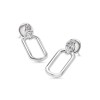 CARAT* Tori White Gold Plated Silver Marquise Earrings CE925W-TORI