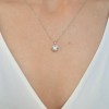 Carat* London Basics 9ct White Gold Cubic Zirconia Pendant 20470-28