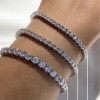 Carat*London Basics Silver Cubic Zirconia Bracelet 20033-7