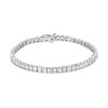 CARAT* Kayla White Gold Plated Cubic Zirconia Bracelet CB925W-KAYL-W2-L