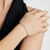 CARAT* Kayla White Gold Plated Cubic Zirconia Bracelet CB925W-KAYL-W2-L