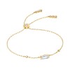 CARAT* Linden Emerald Cut Cubic Zirconia Gold Vermeil Bracelet CB925Y-LIND
