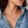 Carat* London Stella Silver Mimosa Cubic Zirconia Necklet 23770-1