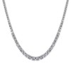 CARAT* Taryn Silver Cubic Zirconia Gradient Necklace CN925W-TARY