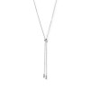 Carat* London Carissa Silver Cubic Zirconia Graduated Necklace CN925W-CARI