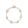 Marco Bicego Siviglia 18ct Yellow Gold Aquamarine Bracelet with Bead Stations BB1874 AQ01 Y 02