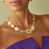 Marco Bicego Lunaria 18ct Yellow Gold Medium Graduated Collar Necklace CB1777 Y 02