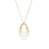 Marco Bicego Marrakech Onde 18ct Yellow Gold 0.03ct Diamond Small Coil Pendant Necklace CG785B YW M5