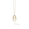Marco Bicego 18ct Yellow Gold Marrakech Onde 0.50ct Diamond Drop Pendant CG788 B YW M5