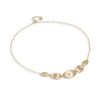 Marco Bicego Lunaria 18ct Yellow Gold Graduated Leaves Necklace 42cm CB1779 Y 02