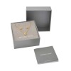 Michael Kors Fulton Pavé Logo Charm Necklace and Earrings Gift Set MKC1837SET 