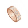 Gucci Icon 18ct Rose Gold Blossom Design Ring YBC434525002