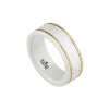 Gucci Icon 18ct Yellow Gold Zirconia White Ring YBC325964001