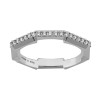 GUCCI Link to Love 18ct White Gold Diamond Ring YBC662140001 
