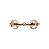 Gucci Horsebit Rose Gold & Diamond Ladies Ring YBC796168001