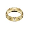 Gucci GG Icon 18ct Gold 4mm Ring YBC804335001