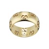 Gucci GG Icon 18ct Gold 6mm Ring YBC804329001