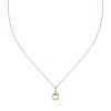 Gucci Horsebit 18ct Rose Gold Diamond Necklace YBB837599001