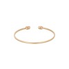 Gucci GG Running 18ct Yellow Gold Cuff Bangle YBA48166300217 - Size M