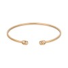 Gucci GG Running 18ct Rose Gold Cuff Bangle YBA48166300218 - Size L