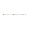 Gucci Interlocking Rose Gold Diamond Bracelet YBA786749001 - size M