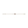 Gucci Interlocking Rose Gold Diamond Bracelet YBA786749001 - size M
