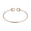Gucci Horsebit 18ct Rose Gold Diamond Bangle YBA837620001 17 - Medium