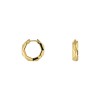 Gucci 18ct Yellow Gold Link to Love Studded Hoop Earrings YBD786727002