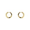 Gucci 18ct Yellow Gold Link to Love Studded Hoop Earrings YBD786727002
