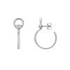 Gucci Horsebit White Gold and Diamond Earrings YBD837757001