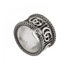 Gucci Interlocking Sterling Silver Snake Motif Ring YBC577201001022