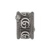 Gucci Interlocking Sterling Silver Snake Motif Ring YBC577201001022