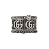 Gucci Interlocking Sterling Silver Snake Motif Ring YBC577201001022