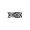 Gucci Interlocking Sterling Silver Flower Motif Ring YBC577263001