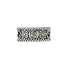 Gucci Interlocking Sterling Silver Flower Motif Ring YBC577263001